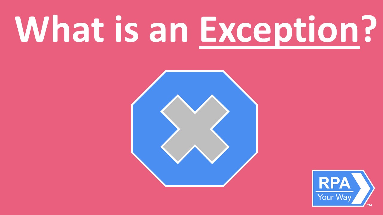 What Is an Exception?