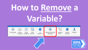 Read more about the article How to Remove a Variable?