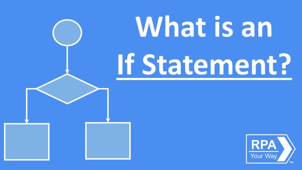 What is an If Statement?